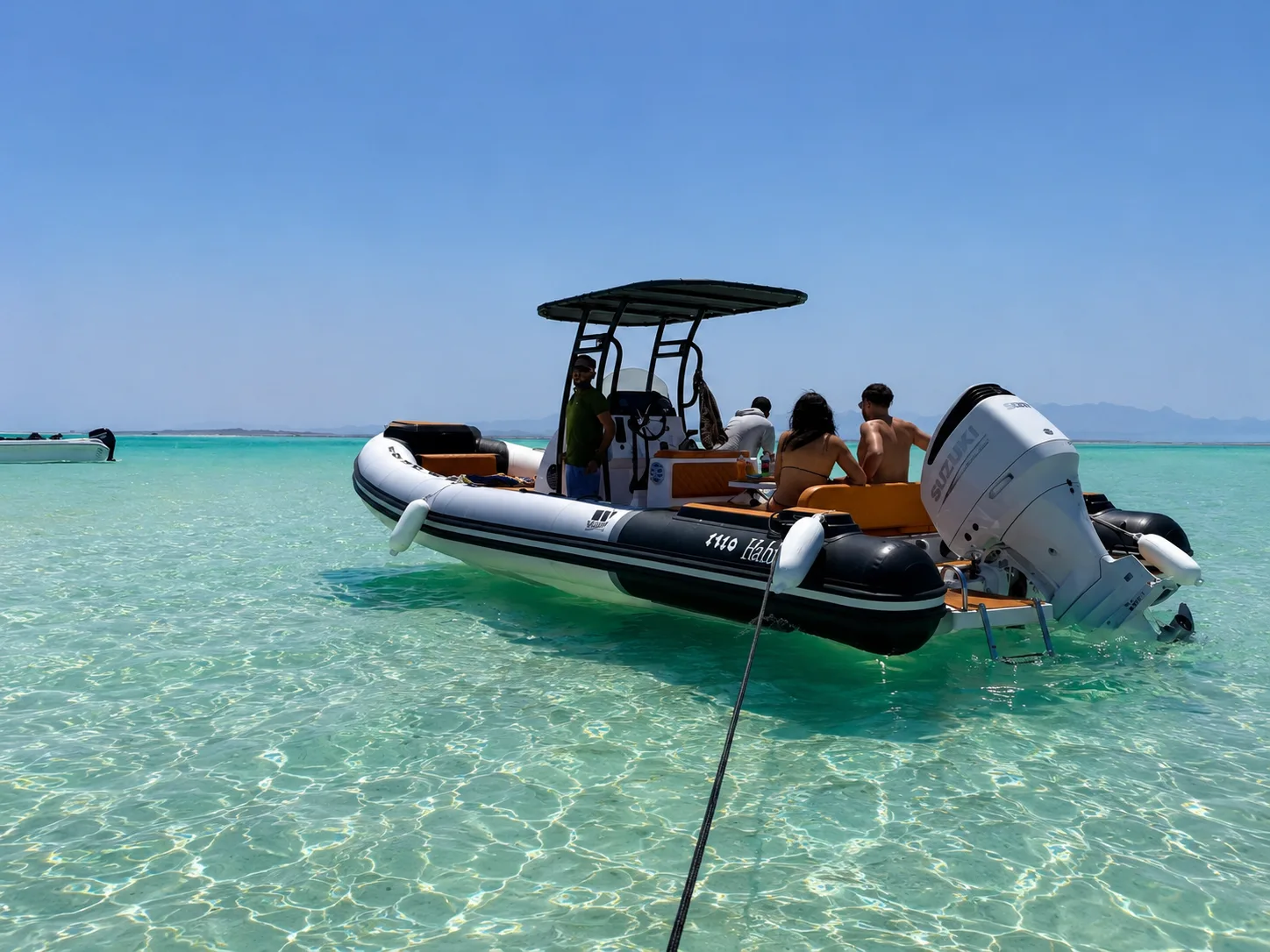 Lancha privada a Dolphin House