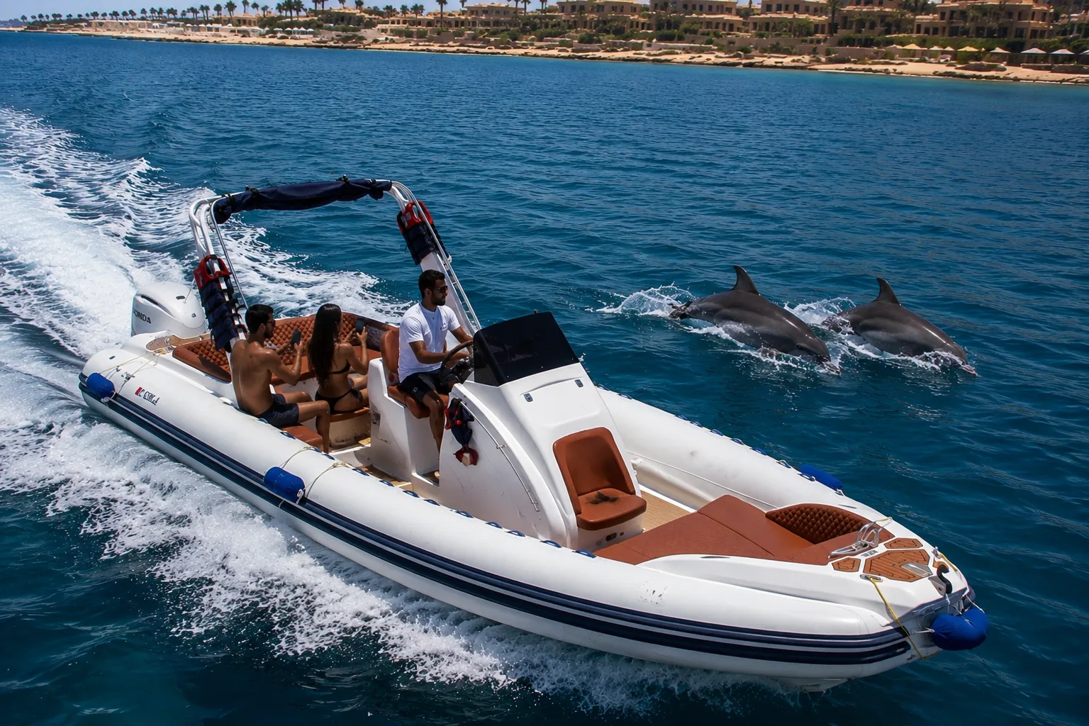 Lancha privada a Dolphin House (3)